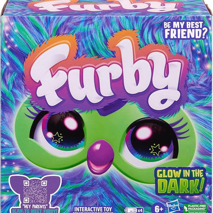 Furby Galaxy Edition, Glow in The Dark, 15 Fashion Accessories, Interactive Plush Toys for 6 Year Old Girls & Boys & Up, Voice Activated Animatronic (Amazon Exclusive)