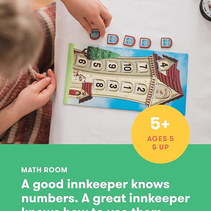 SimplyFun Math Room - Educational Game - Quick Thinking & Fun Games for Kids Ages 5 & Up - Fast Solving Addition & Subtraction Game - 2 to 4 Players