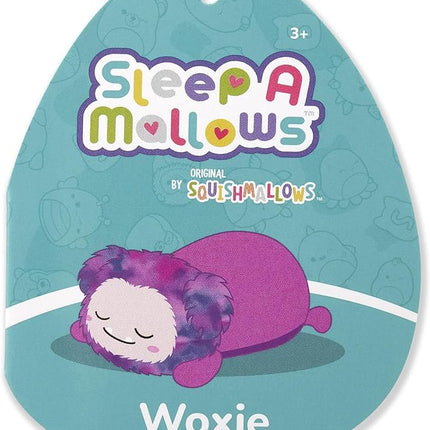 Squishmallows Original 12in Woxie The Magenta Bigfoot Sleepamallows – Official Jazwares Plush (Medium-Sized)