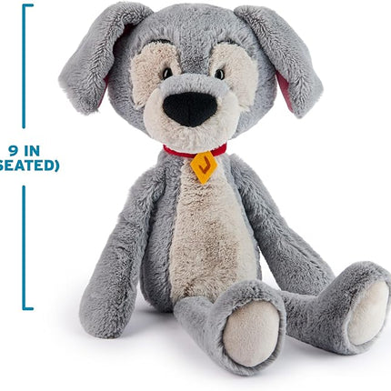 GUND Disney Official Tramp Toothpick Plush, Lady and The Tamp, Tramp Dog Stuffed Animal for Ages 1 and Up, Gray, 15”