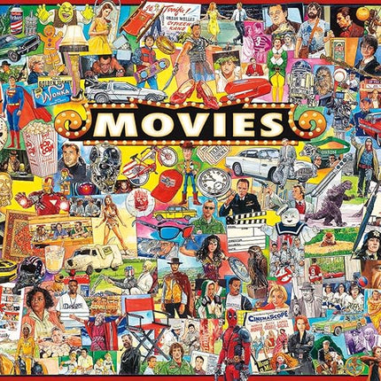 White Mountain Puzzles The Movies - 1000 Piece Jigsaw Puzzle