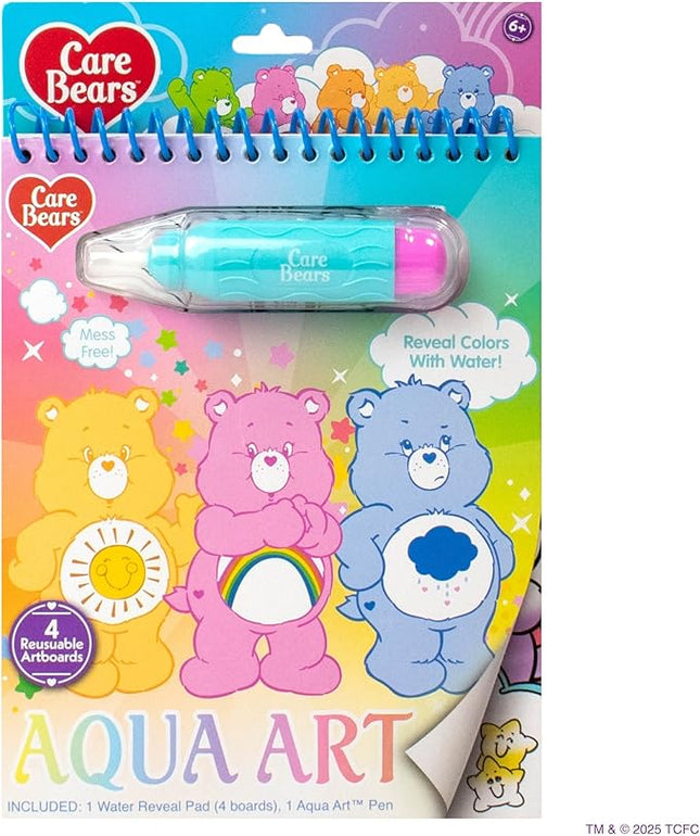 Care Bears Aqua Art, Paint with Water Books for Kids, Reusable Water-Reveal Activity, Mess Free Coloring for Toddlers, Fun Toddler Toys, Road Trip Activities for Kids, Airplane Toys for Toddlers 1-3