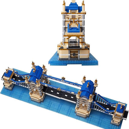 Building Blocks Set, London Tower Bridge Model Micro Mini Blocks, 3800 PCS Architecture Model Kits