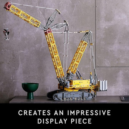 LEGO Technic Liebherr Crawler Crane LR 13000 Model Kit - Bedroom or Office Decor for Adults, Ages 18+ - Building Blocks for Adults to Display - Gift Ideas - 42146