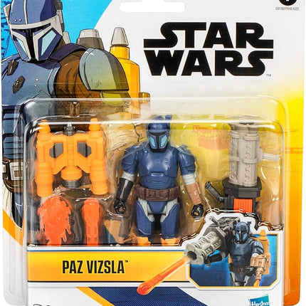 STAR WARS Epic Hero Series Paz Vizsla 4-Inch Deluxe Action Figure & 4 Accessories, Toys for 4 Year Old Boys and Girls
