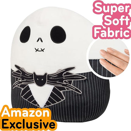 Squishmallows Original 14-Inch Large Jack Skellington - Nightmare Before Christmas - Official Jazwares Pillow Plush - Collectible Soft & Squishy Stuffed Animal Toy - Gift for Kids, Girls & Boys