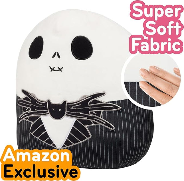 Squishmallows Original 14-Inch Large Jack Skellington - Nightmare Before Christmas - Official Jazwares Pillow Plush - Collectible Soft & Squishy Stuffed Animal Toy - Gift for Kids, Girls & Boys
