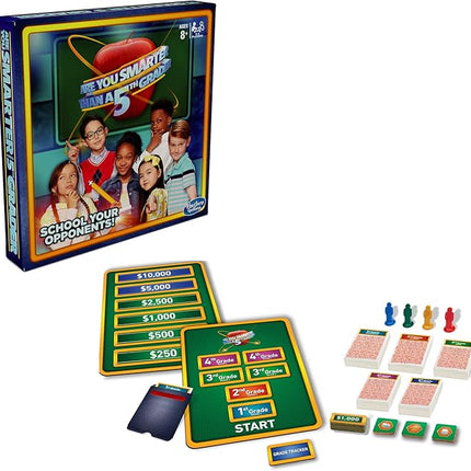 Hasbro Gaming are You Smarter Than a 5th Grader Board Game for Kids Ages 8 & Up