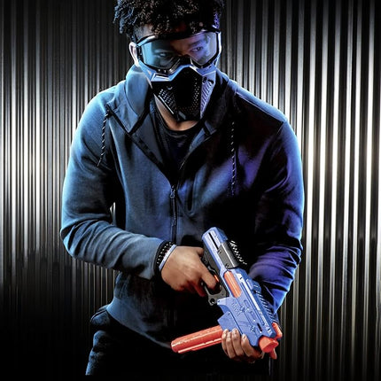 Nerf Rival Finisher XX-700 Blaster - Quick-Load Magazine, Spring Action, Includes 7 Official Rival Rounds - Team Blue