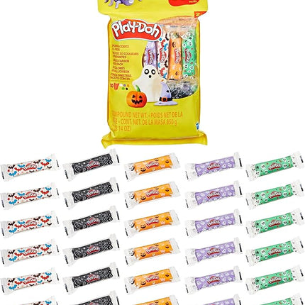 Play-Doh 30 Pack Spooky Colors, Individually Wrapped 1 Ounce Sticks for Halloween, Trick or Treat, or Fall Seasonal Arts & Crafts for Kids 2+