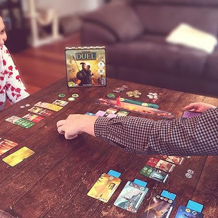 Asmodee 7 Wonders Duel Board Game BASE GAME - Intense Two-Player Battles in the Ancient World, Strategy Game for Kids and Adults, Ages 10+, 2 Players, 30 Minute Playtime