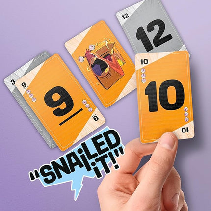 Snailed it! Game | Easy to Learn Family Games for Kids, Teens, and Adults | Snail Card Game | Ages 8 and Up | 3 to 6 Players | 20 Mins. | Kids Gifts