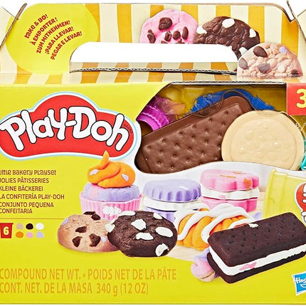 Play-Doh Little Bakery Playset, Play Kitchen Toys, Sweet Treat Set, Arts & Crafts for Kids 3+ Years