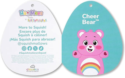 Squishmallows Original "Care Bears" 10in Cheer Bear HugMees – Ultrasoft Official Jazwares Plush (Medium-Sized)