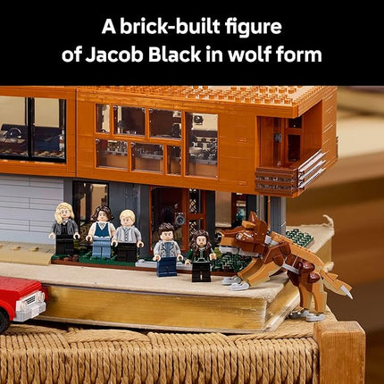 LEGO Ideas Twilight The Cullen House - Collectible Set for Adults 18+ - DIY Fantasy Craft for Book Lovers - Edward, Bella, Jacob + 4 More Minifigures - Gift Idea for Fans of The Movies - 21354