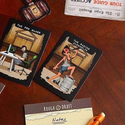 All Rise Board Game - The Ridiculous Game of Off-The-Cuff Storytelling and Courtroom Debate!