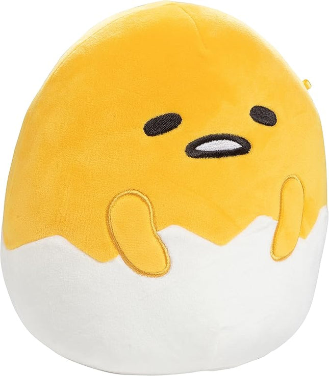 Squishmallows Original 8-Inch Gudetama The Lazy Egg - Official Jazwares Plush - Collectible Soft & Squishy Sanrio Egg Stuffed Animal Toy - Add to Your Squad - Gift for Kids, Girls & Boys