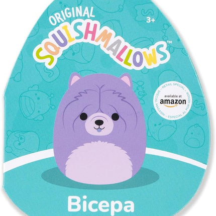 Squishmallows Original 14in Bicepa The Purple Chow Chow – Official Jazwares Plush (Large)