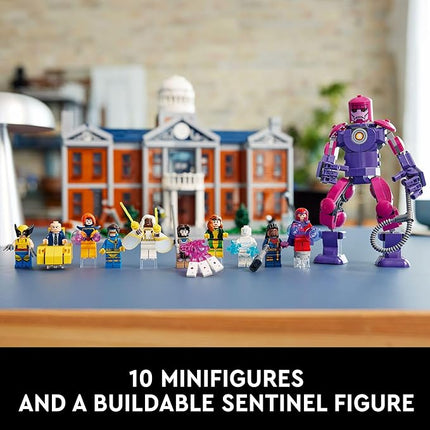 LEGO Marvel X-Men The X-Mansion Building Set - Marvel Collectibles DIY Craft Kit for Adults, Ages 18+ - Buildable Xavier Institute with 10 Minifigures - Gift Idea for Superhero Fans - 76294