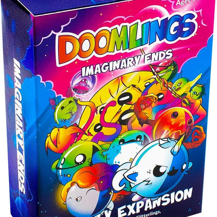Doomlings Card Game: Imaginary Ends Variety Expansion – 127 New Cards, 5-in-1 Bundle (Magical Merchants, Glitterlings, Moonlings, Deeplings & Fuzelings) | Ages 8+, 2–6 Players