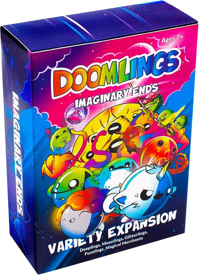Doomlings Card Game: Imaginary Ends Variety Expansion – 127 New Cards, 5-in-1 Bundle (Magical Merchants, Glitterlings, Moonlings, Deeplings & Fuzelings) | Ages 8+, 2–6 Players