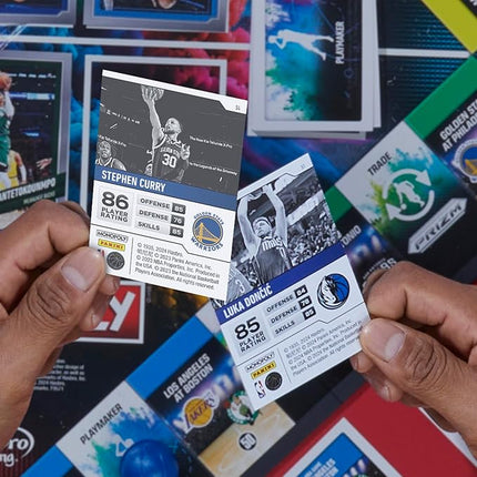Monopoly Prizm: NBA 2nd Edition Board Game | Monopoly Game with 2023-24 Panini NBA Trading Cards | Ages 8 and Up | 2 to 4 Players | Basketball Games