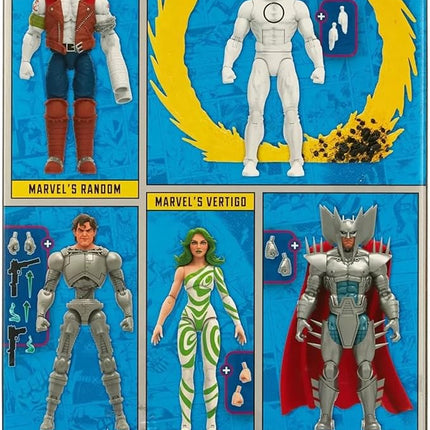 Marvel Hasbro Legends Series: X-Men Villains, 60th Anniversary Action Figure Set, 6 inch Action Figures,Multicolor