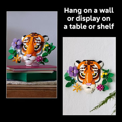 LEGO Art The Fauna Collection – Tiger, Building Set for Adults 18+ - New Home or Housewarming Gift Idea - Collectible DIY Kit for Men and Women Who Enjoy Arts and Crafts - 31217