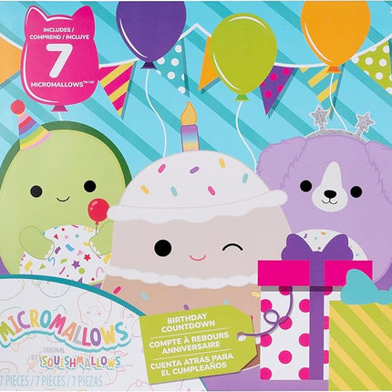 Squishmallows Original Micromallows Plush Birthday Countdown 7-Pack
