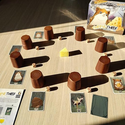 Cheese Thief Board Game | Party Game for Family to find Out who Steal The Cheese | Hidden Roles & Bluffing | Ages 8+ | for 4 to 8 Players | 10-Minute Playtime