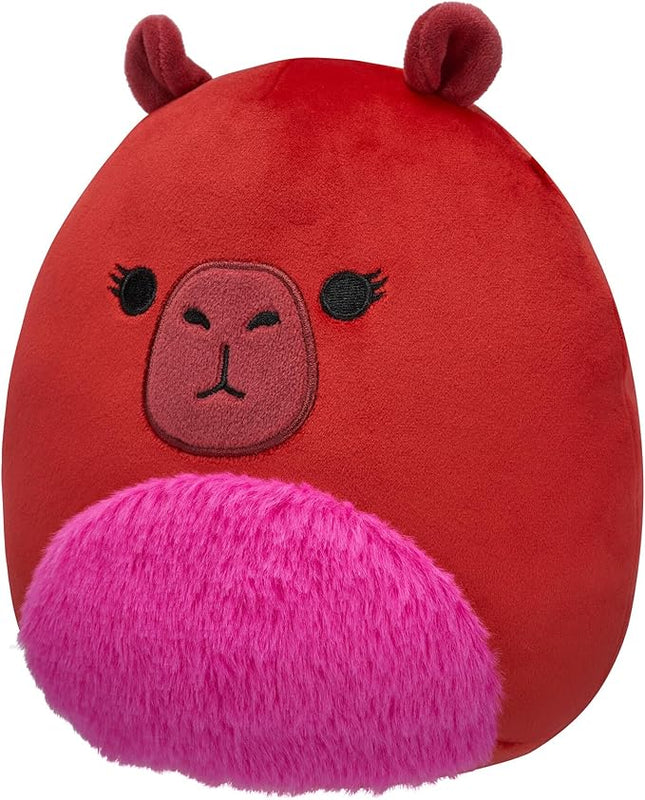 Squishmallows Original 8-Inch Marcia Maroon Capybara - Official Jazwares Plush (Little)