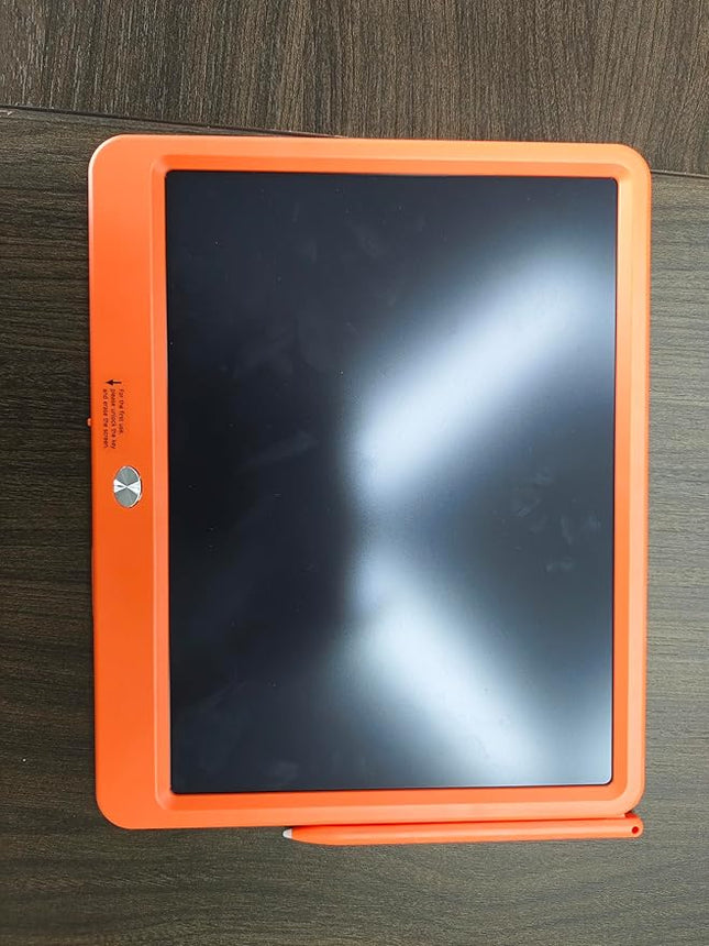 TEKFUN LCD Writing, 12inch Colorful Drawing Tablet Writing Pad, Kids Travel Essentials, Kid Toys for 3 4 5 6 7 8 Year Old Girls Boys (Orange)