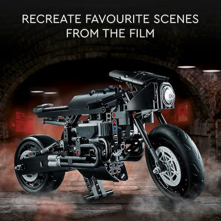 LEGO Technic The Batman – BATCYCLE Set 42155, Collectible Toy Motorcycle, Scale Model Building Kit of The Iconic Super Hero Bike from 2022 Movie