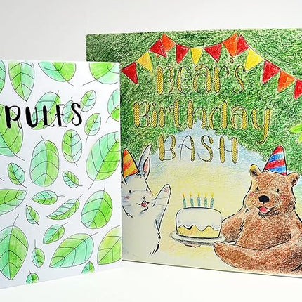 Create Your Own Board Game Set – DIY Kit with Blank Game Board, Game Pieces, Blank Cards, Dice, Spinner, Rulebook, Sand Timer – Build Your Own Game for Family Board Games