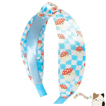 LUV HER Licensed Squishmallows Knotted Headband - Thick Headbands For Girls - One Size Fit All - Hair Accessories For Her Ages 8+