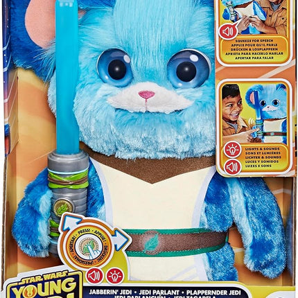 Star Wars: Young Jedi Adventures Jabberin' Jedi Nubs, Electronic Plush, Lights & Sounds, Toys, Preschool Toys for 3 Year Old Boys & Girls