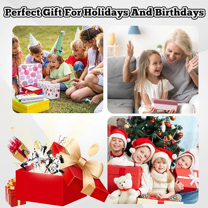 Assembly Completed T13 Action Figure，T13 mision 13 figuras originales 3D Printed Toys Nova 13 Action Figures Desktop Decorations for Game Lovers Toy (White, 8 Inch)