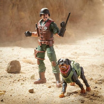 G.I. Joe Classified Series #113, Mutt & Junkyard, Collectible 6-Inch Action Figure & Pet with 16 Accessories
