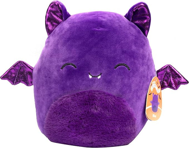 Squishmallows Original 10-Inch Blas The Purple Bat - Official Jazwares Halloween 2025 Amazon Exclusive Plush - Collectible Soft & Squishy Pillow Stuffed Animal Toy - Gift for Kids, Girls & Boys