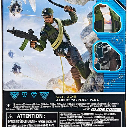 G.I. Joe Classified Series #133, Albert Alpine Pine, Collectible 6 Inch Action Figure with 9 Accessories