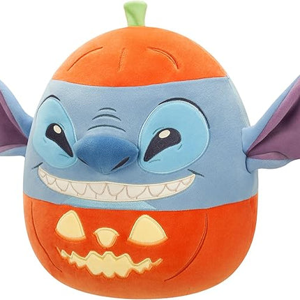 Squishmallows Original 12in Disney Stitch in Pumpkin – Official Jazwares Halloween Plush (Medium-Sized)