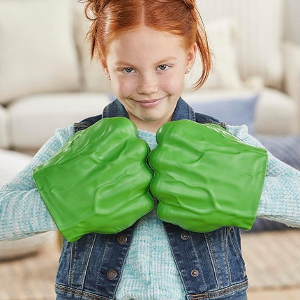 Marvel Hulk Gamma Smash Fists, Soft Foam Role Play Toy, Avengers Super Hero Toys for Kids Ages 5 and Up