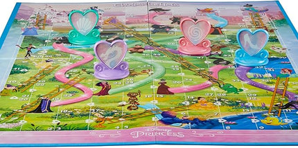 Hasbro Gaming Chutes and Ladders: Disney Princess Edition Board Game for Kids Ages 3 and Up, Preschool Game for 2-4 Players (Amazon Exclusive)