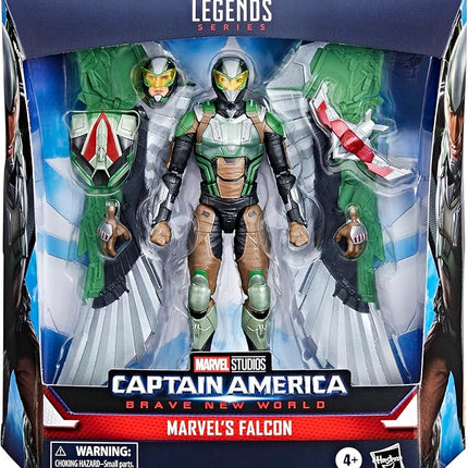 Marvel Legends Series Falcon, Captain America: Brave New World Collectible Deluxe 6 Inch Action Figure