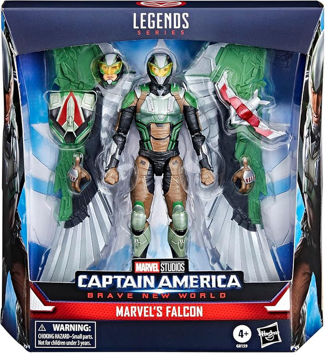 Marvel Legends Series Falcon, Captain America: Brave New World Collectible Deluxe 6 Inch Action Figure