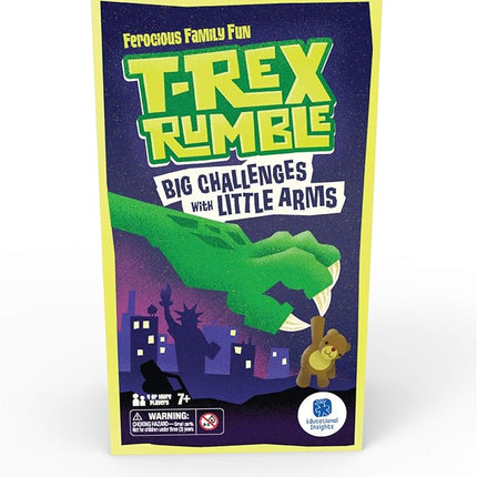Educational Insights T-Rex Rumble Challenge Game with Dinosaur Arms - Great for Family Game Night, Dino Toys for Kids Ages 7+, Fun Games for Kids and Family