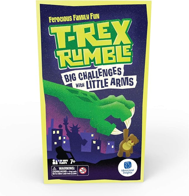 Educational Insights T-Rex Rumble Challenge Game with Dinosaur Arms - Great for Family Game Night, Dino Toys for Kids Ages 7+, Fun Games for Kids and Family
