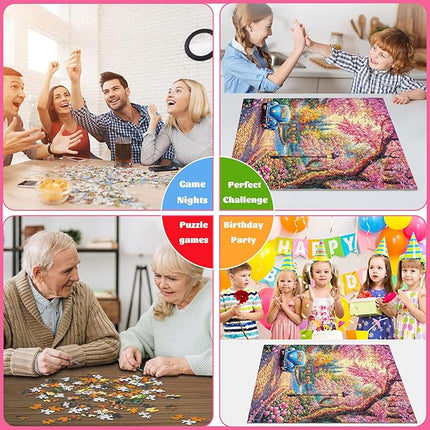 Romantic Corner Spring Jigsaw Puzzles, Puzzles for Adults 1000 Pieces, Amour Alcove Impossible Challenging Puzzles Game, Home Decoration Puzzle, Interlock Perfectly No Dust