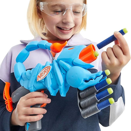 Wild Venompack, Includes 2 Easy Play Nerf Blasters, Scorpion Designs, 20 Nerf Elite Darts, Snake Toys, Ages 6+ (Amazon Exclusive)