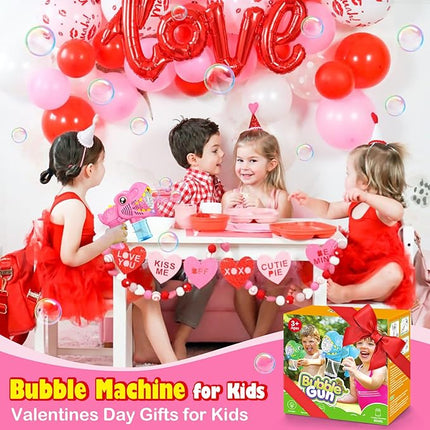 Toys for Boys Girls Ages 4-8 - 2 Pack Bubble Machine Gun Rechargeable Dinosaur Toy Gift for 4 5 6 7 8 Boy Girl Kids Toddlers Outdoor Toys 4-6 Easter Basket Stuffers Christmas Valentines Gift